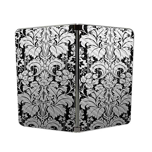 Image of MIGHTY SKINS MightySkins Carbon Fiber Skin for Microsoft Surface Duo - Floral Retro | Protective, Durable Textured Carbon Fiber Finish | Easy to Apply, Remove, and Change Styles | Made in The USA