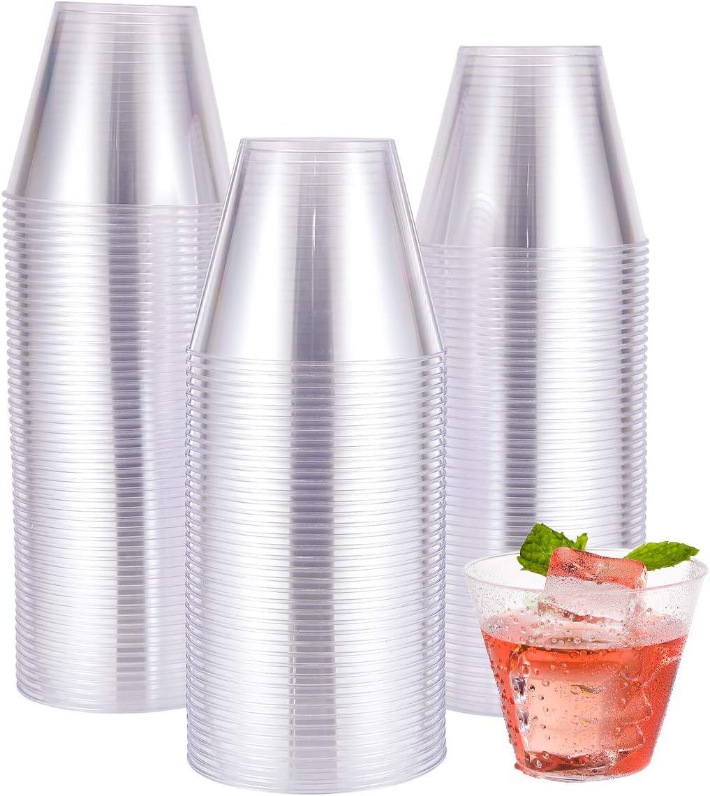 JOLLY CHEF 50 Pack 10 oz Clear Plastic Cups, Disposable Party Cups — Amazon image 8