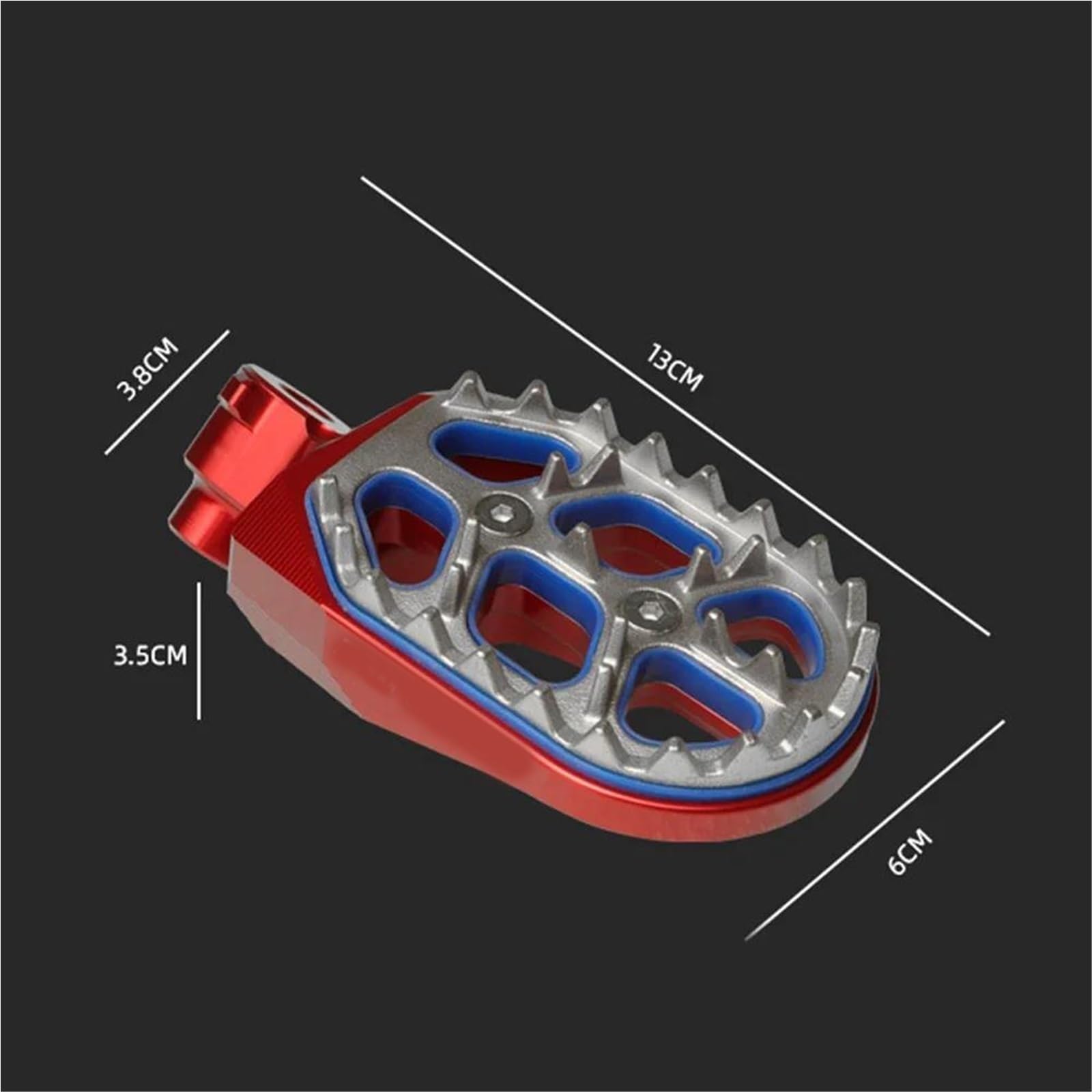 Parte della pedana Accessori Per Ricambi Moto Pedane Poggiapiedi Pedali Per Yamaha Tenere 700 Per Rally Edition 2020-2024 2023 2022 2021(Blue)