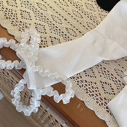 Generic Lolitas Ankle Dress Socks Cotton Booties Socks Lovely Crew Socks Middle Tube Socks JK Uniform Socks Gift, W, Onesize3
