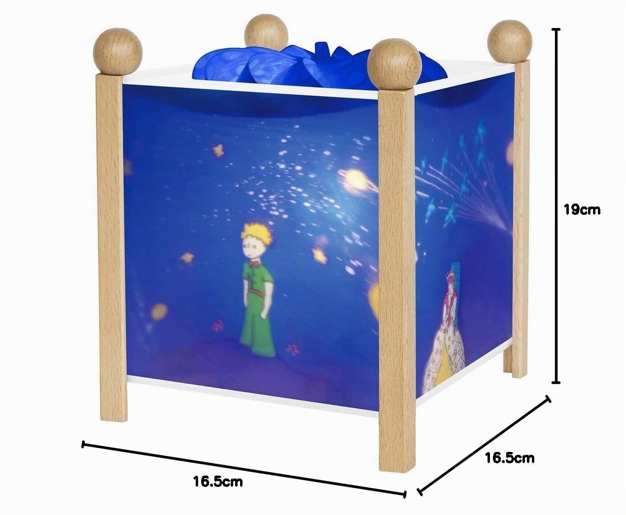Trousselier 4330 Lanterna Magica Motivo il Piccolo Principe, Naturale