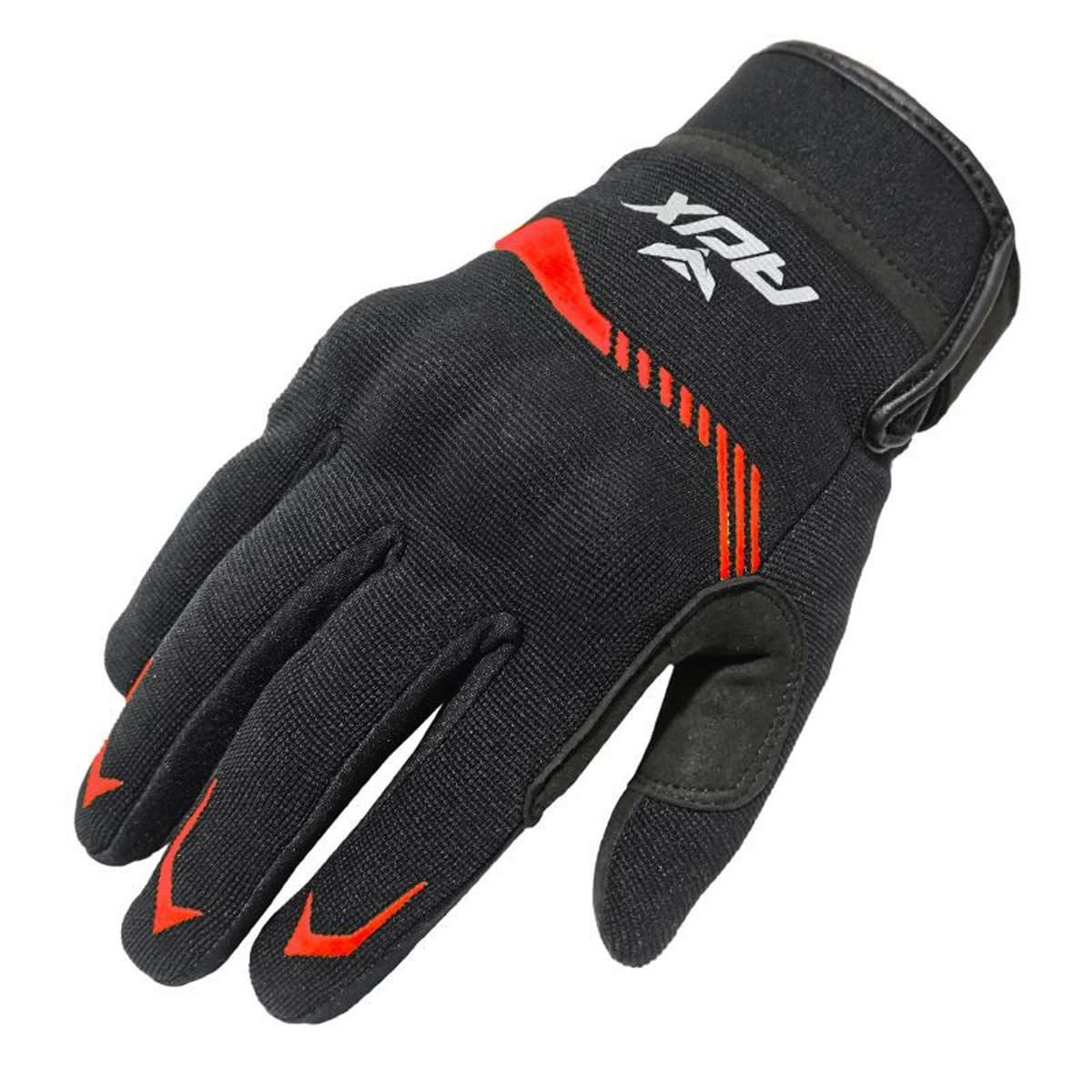 Adx Handschuhe Frühjahr-sommer Vista mit Hülle Schwarz-Rot T-Shirt 8 (S) (Kennzeichnung in 13594:2015) Auto & Motorrad