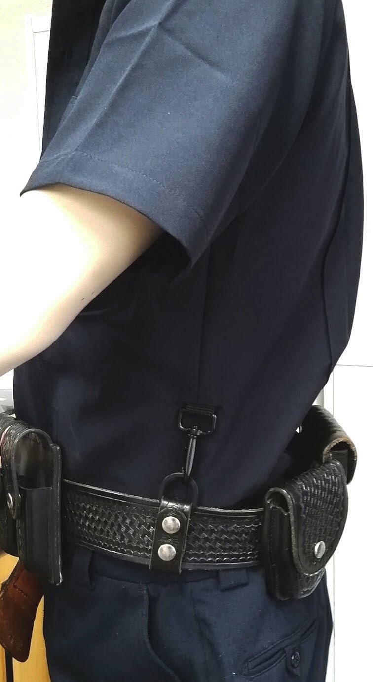 Vista 4 de Wesol Distribution Cinturón táctico de servicio para ropa interior, Negro