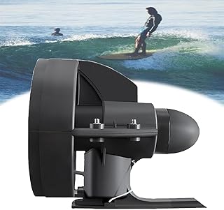 Generisch Elektromotorischer Surfbrett-Propellerantrieb, Unterwasserpropeller mit Finne, elektrisch angetriebenes Surfbrett, für Paddleboard-Angelbrett-Surfb