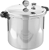 Presto 01784 23-Quart Induction Compatible Pressure Canner - USDA Approved for Safe Canning on Gas, Electric & Induction Stoves