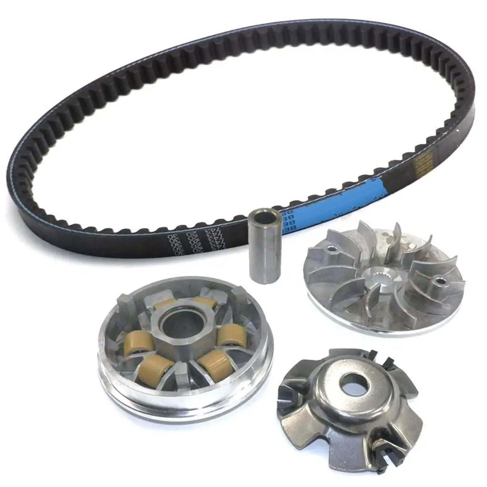 Correa Alternadora Variador Embrague Ventilador Motocicleta Rodillos Peso Correa Transmisión Para GY6 49cc 50cc 125cc 150cc Ciclomotor ATV GO KART(D)