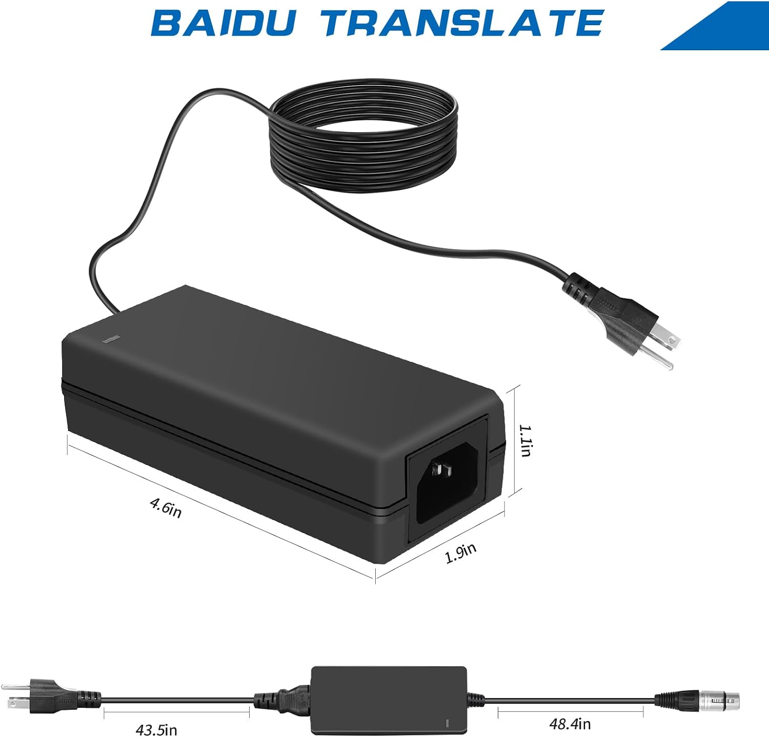 4 pin XLR Power supply/12volt Power Supply 4 pin XLR for Sony F55 Venice, Canon C500 MKII, Panasonic, Zaxcom Fusion Camera Monitor