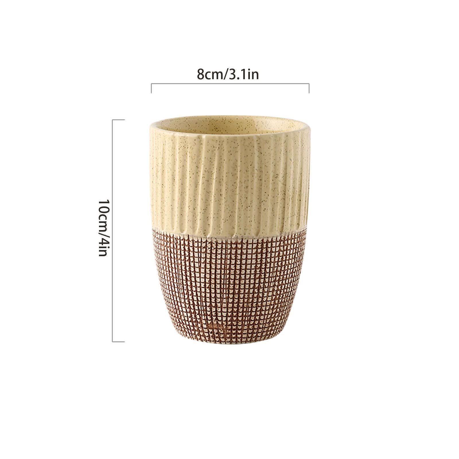 Kubek na szczoteczkę do zębów, kubek do płukania ust / 8x8x10cm ceramiczny kubek na szczoteczkę do zębów, porcelanowy kubek łazienkowy, uchwyt na szczoteczkę do zębów, kubek łazienkowy-f-8x8x10cm (Co