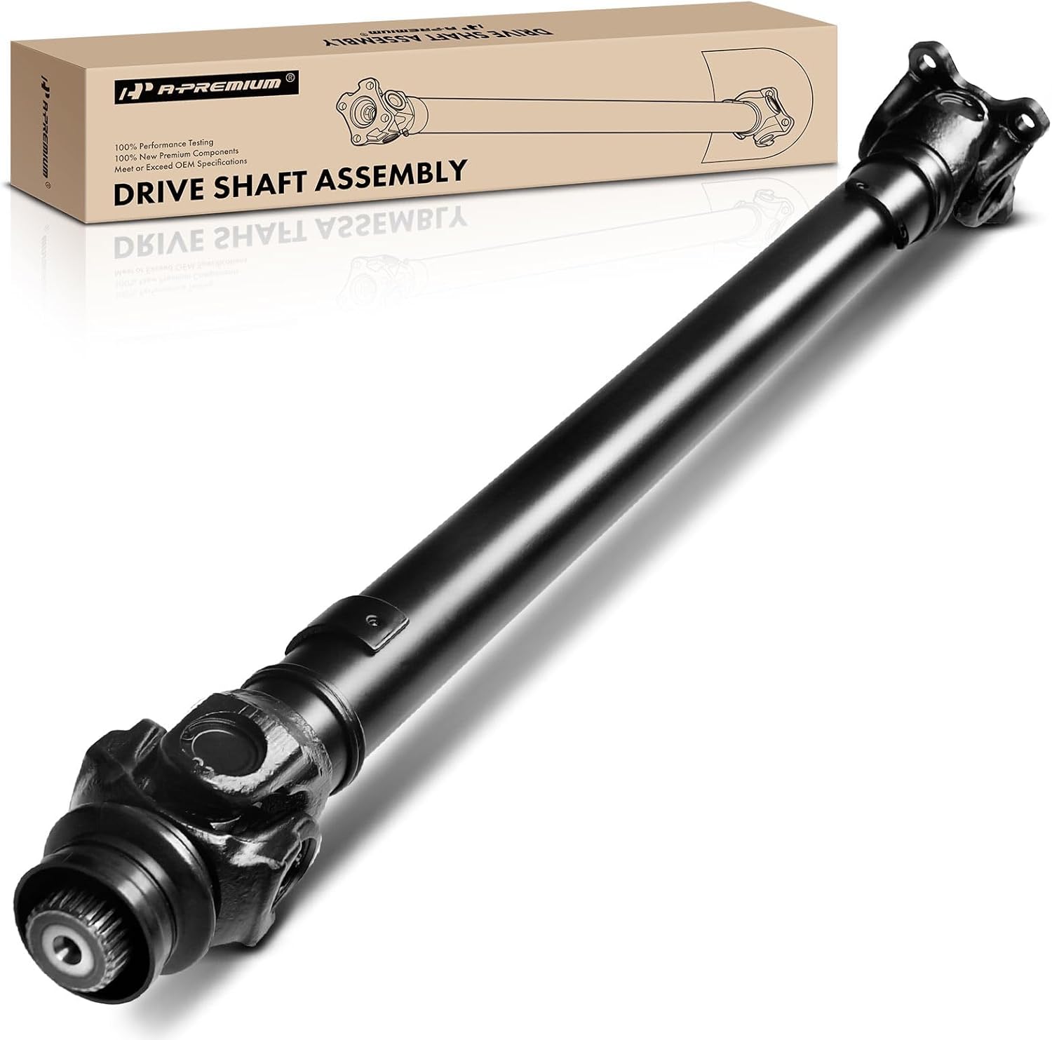 A-Premium 27.875" Front Complete Drive Shaft Driveshaft Assembly Compatible with BMW F15 F16 X5 X6 2012-2018, [AWD], Replace# 26209425907, 26208605866, 26207597649