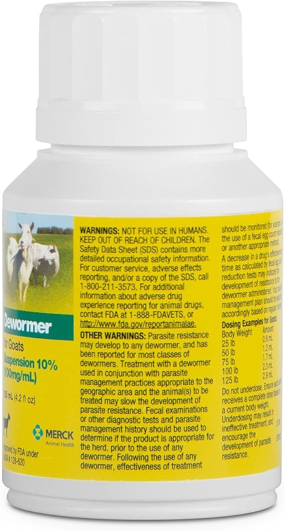 Safe-Guard (Fenbendazole) Dewormer Liquid 125ml