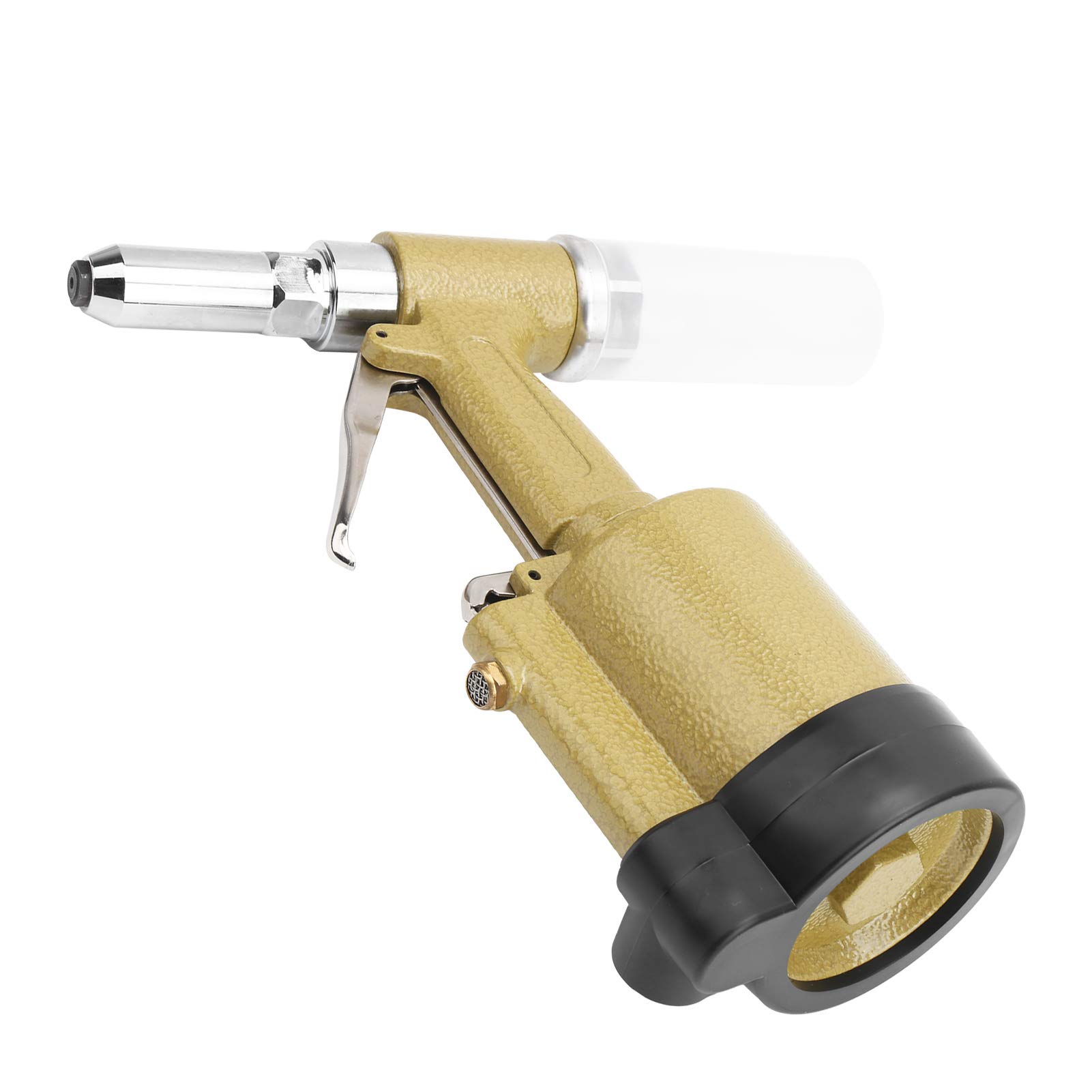 FTVOGUE Hydrauliczny Pneumatyczny Pistolet do Nitów, Przemysłowe Narzędzie do Nitowania Zasilane Pneumatycznie z 3 Pazurami Nitów Stalowych i Aluminiowych o średnicy od 2,4 Mm 4,8 Mm (Styl