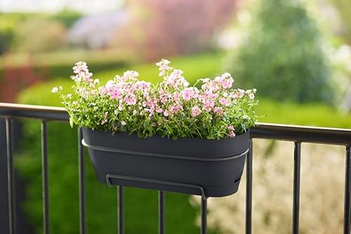 Miniatura 9 de elho Vibia Campana Trough Allin1 70 - Maceta para balcón - 70,4 x H 7.0 in - NegroAntracita