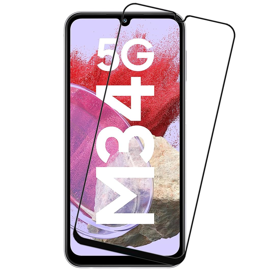 Tough Lee Tempered Glass Screen Guard Protector for Samsung Galaxy F34 5G / M34 5G (Edge to edge coverage) (with Easy Installation Kit)(Pack of 1) (B0CDH8QXWS) Amazon Price History, Amazon Price Tracker