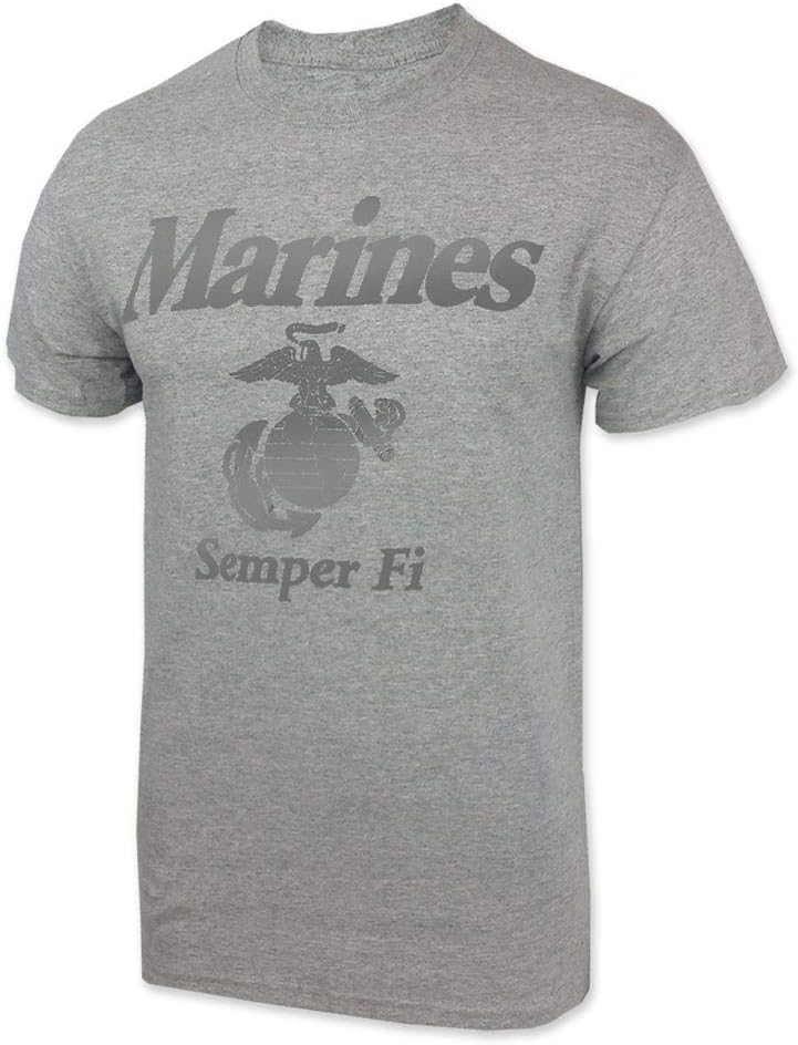 US Marine Corps Reflective PT Short-Sleeve T-Shirt - Official Licensed United States Marines Shirts for Men