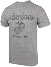 Armed Forces Gear US Marine Corps Reflective PT Short-Sleeve T-Shirt - Official Licensed United States Marines Shirts for Men