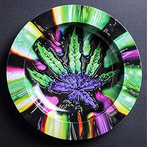 420 Leaf Cigarette Ashtray Ash Tray Cover