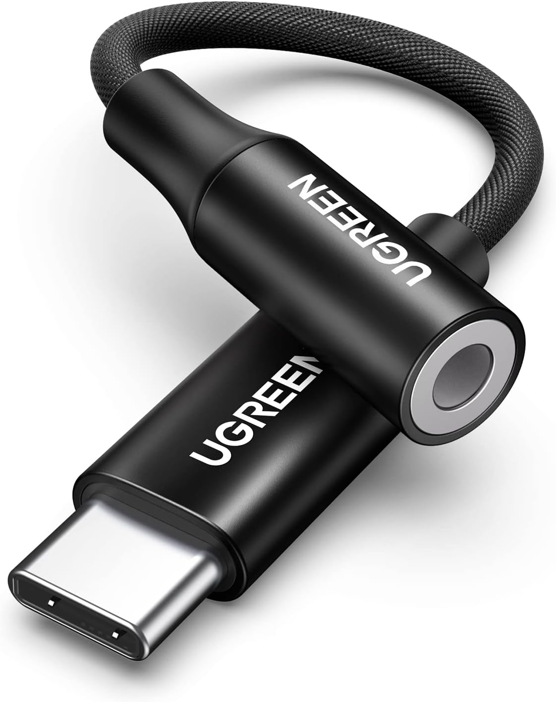 USB C to 3.5mm Audio Adapter Type C to Headphone Aux Jack Dongle 24bit/96kHz HiFi DAC Cable Cord Compatible with iPhone 17 16 Pro Max/16 Plus, iPad, Galaxy S25 S26 Ultra, Pixel 10, Black