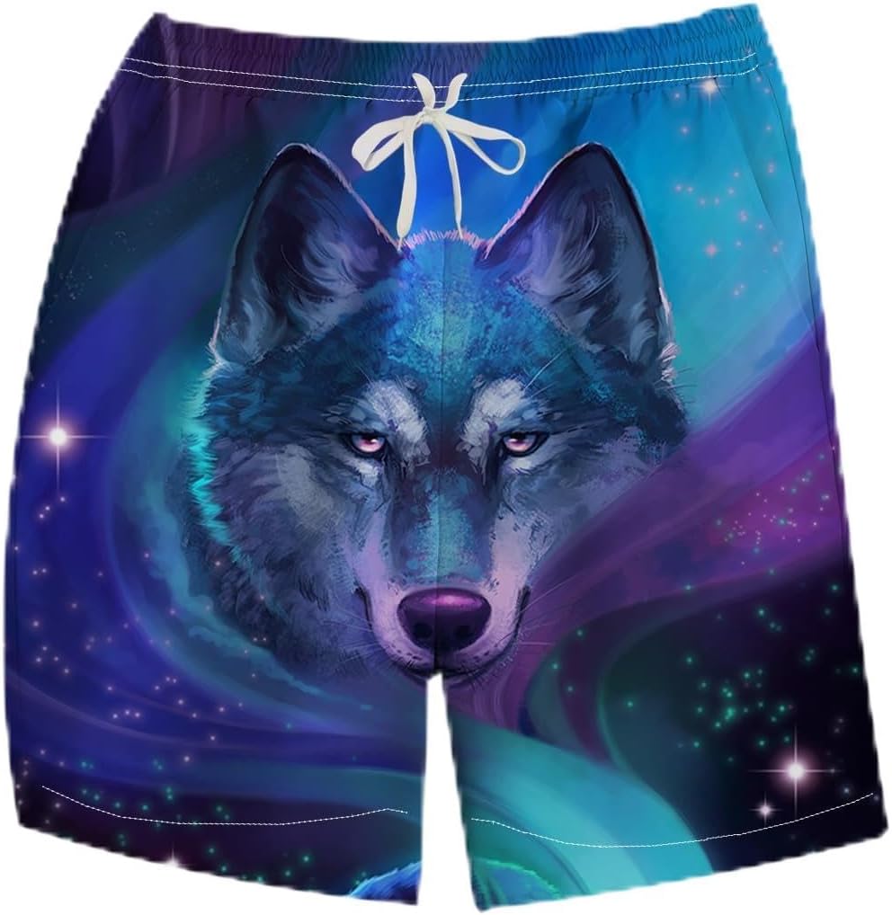 Pantalon Cortos De Playa Con Animal Divertidos, Bañador Con