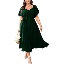 SCOMCHIC Women's Wedding Guest Cocktail Bridesmaid Dress Classic