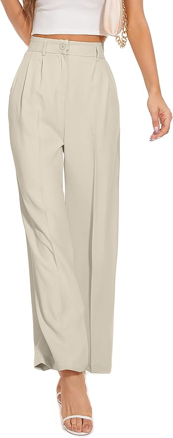 FUNYYZO Women's Wide Leg Pants