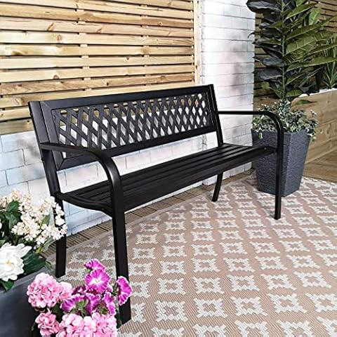 Keswick 2 Seater Lattice Design Garden Bench Cover