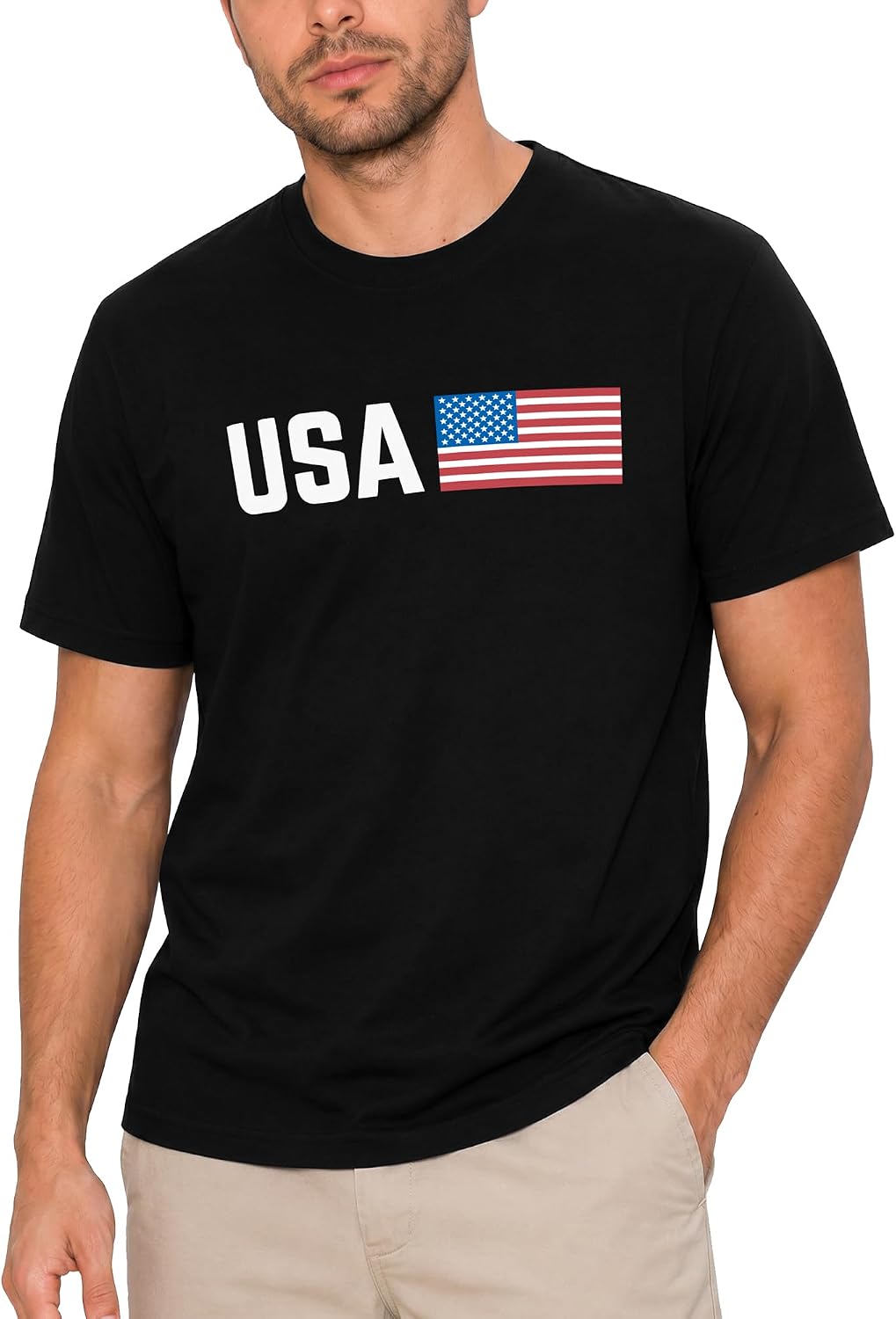 Aiyino Mens Country Flag Graphic T Shirt National Pride Tee