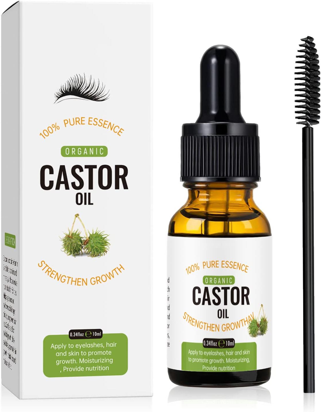 Castor Oil Hair Growth, Eyelash Growth Castor Oil for