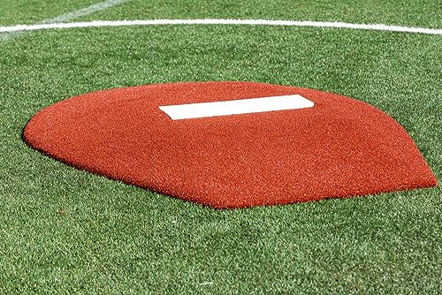 Portolite - 6" Oversized Stride Off Game Mound - One-Piece - Game Pitching Mounds - Red