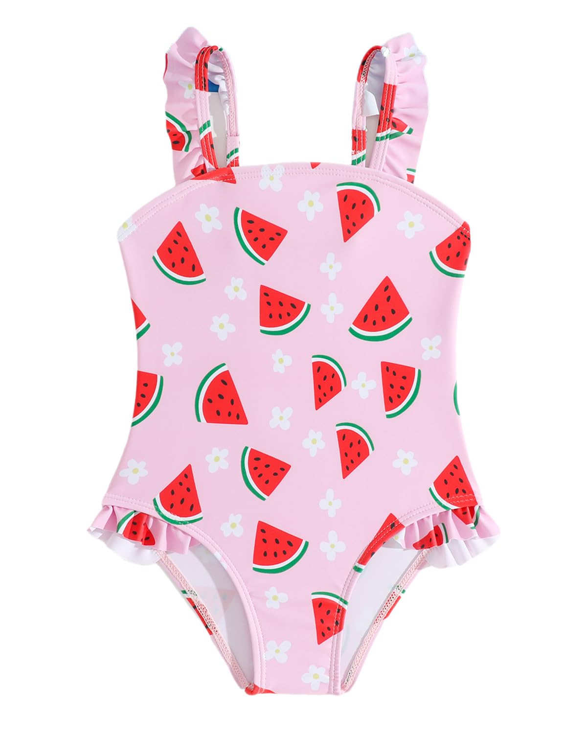 Badeanzug Mädchen Gr 80-116, Einteiler Badeanzüge für Mädchen Baby Kleinkind mit Verstellbare Träger Süß UPF 50+ Schwimmanzug Mädchen Kinder für Strand & Pool