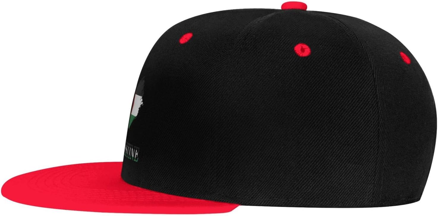Brush Palestinian Palestine Flag Hip Hop Baseball Cap for Men Women Unisex Snapback Hat - Image 3