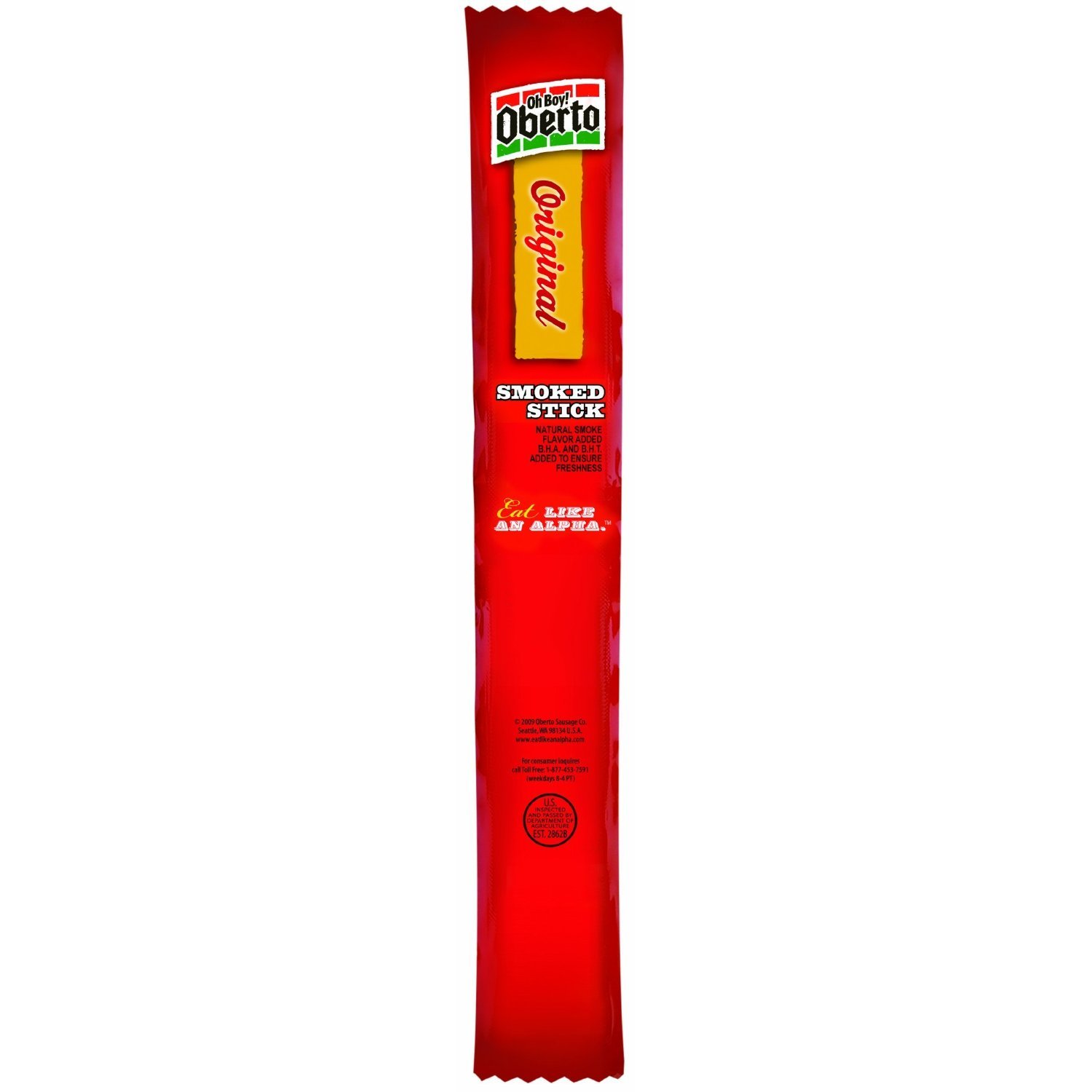 Oberto Pepperoni Meat Stick Twinpack, 1.2Ounce (Pack of 12)