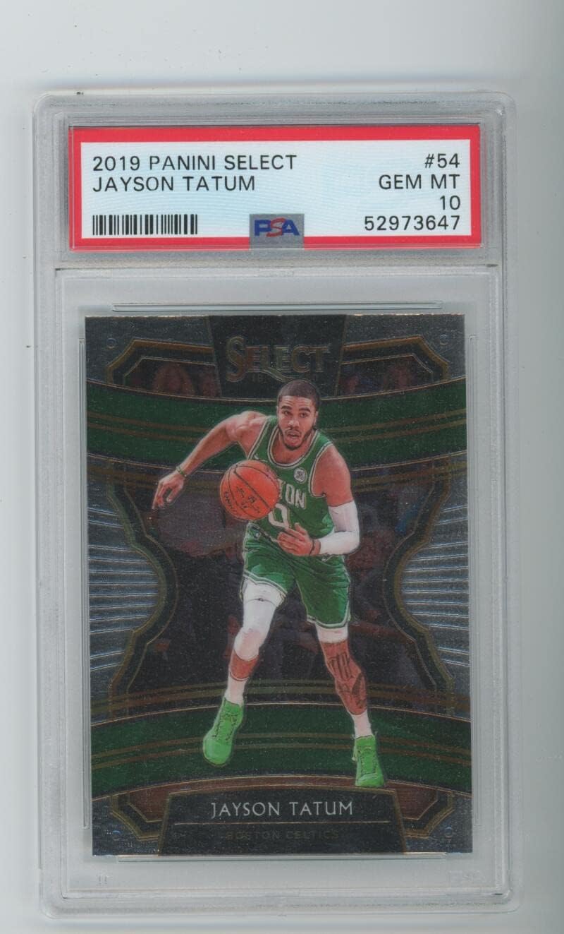 2019 Jayson Tatum Panini SELECT #54 PSA 10 GEM MT Boston Celtics NBA Graded Card