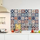 Fácil de aplicar Walplus Adhesivos de pared extraíble Autoadhesivo Arte Mural VINILO DECORACIÓN HOGAR BRICOLAJE Living Cocina Dormitorio Decor papel pintado regalo Westminster Azulejos 20cm x - 12 PC