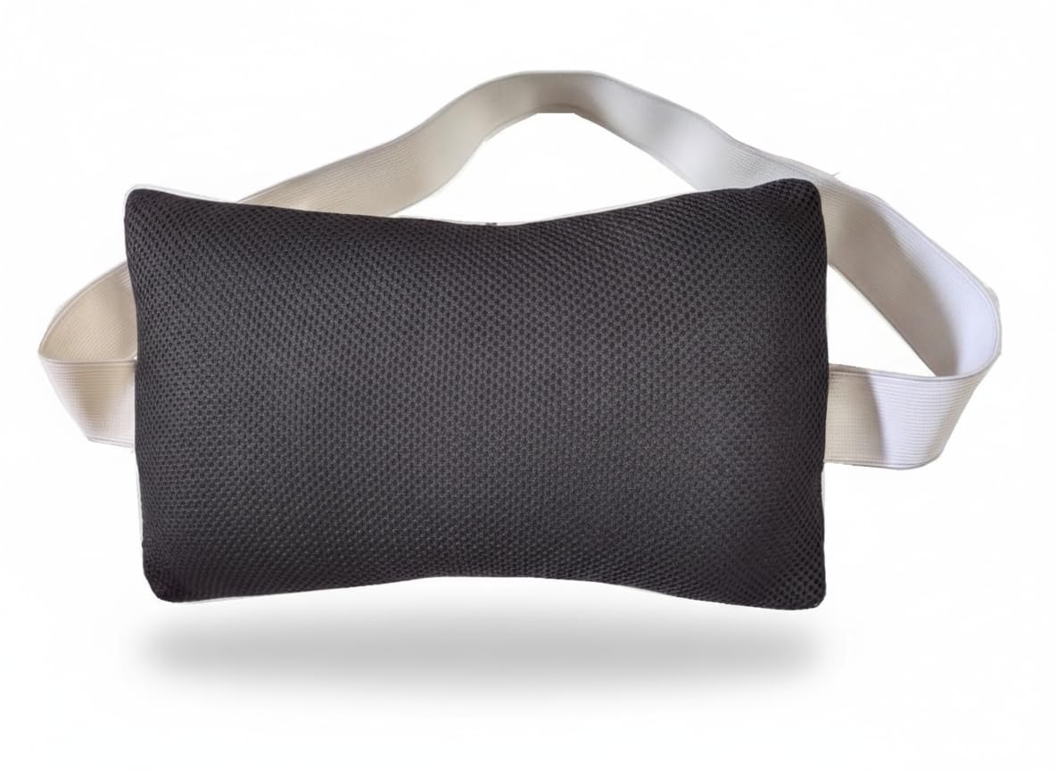 RAJCHAIR Soft Clothe Net Pillow Types of Pillows in Chair Back pad, Back Pain Relief, Sofa Bedsheet, Pillow, seat PVC Chair, Car Headrest Neck Pillow - (Black)-image-34