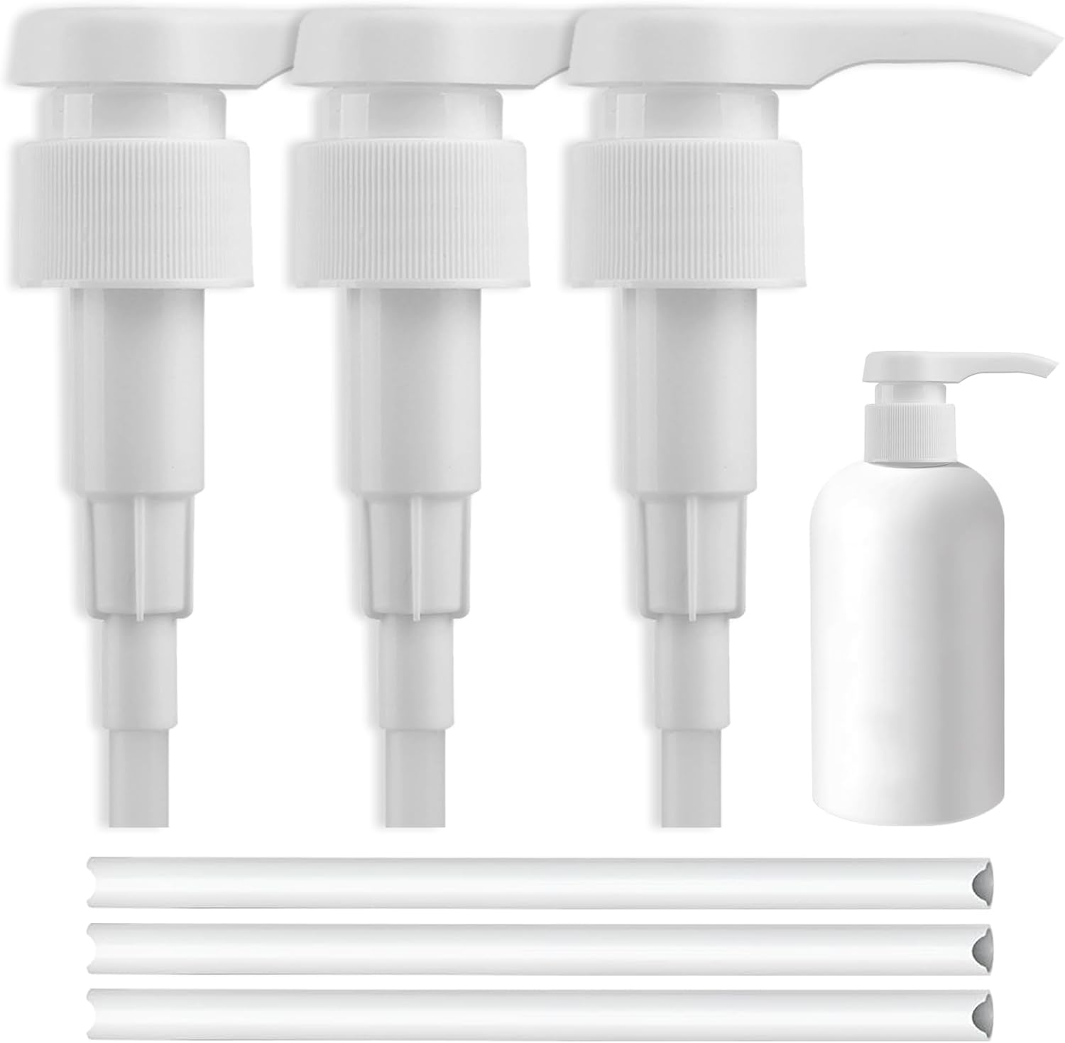 Dosing Pump 1 L Syrup for Best Body Nutrition 30 mm Screw Bottle Dosing Dispenser Syrup Dispenser Reusable Pump Attachment Shampoo Pump Dispenser Pump Head for 28/410 Thread Container Bottle 1 L / 3 Pieces