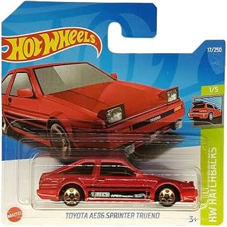 Hot Wheels - Toyota AE86 Sprinter Trueno - HW Hatchbacks 1/5 - HCW77 - Short Card - Red - Mattel 2022