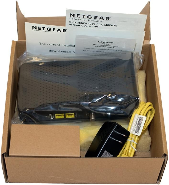 Hоttеѕt Sаlеѕ NETGEAR C3000-100NAR Cable Modem Router (Renewed)