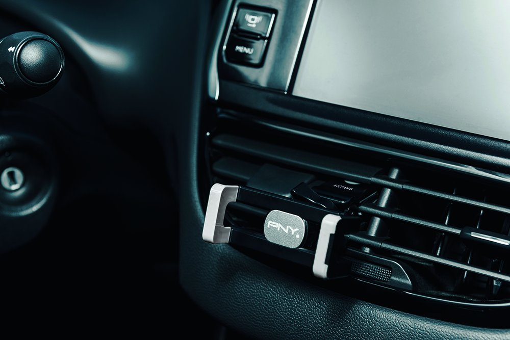 PNY The Road Kit Supporto da Auto Espandibile per Smartphone e Caricabatteria da Auto Micro USB