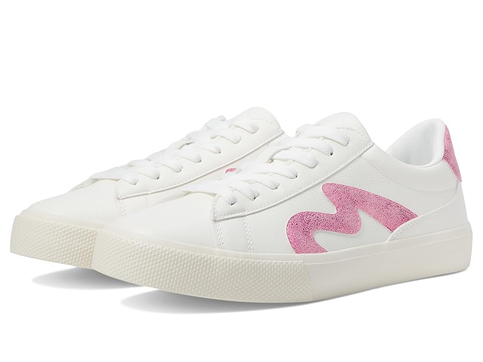 Blowfish Malibu Vice (White Ella/Pink) Women's Shoes INTERNATIONAL SHIPPING