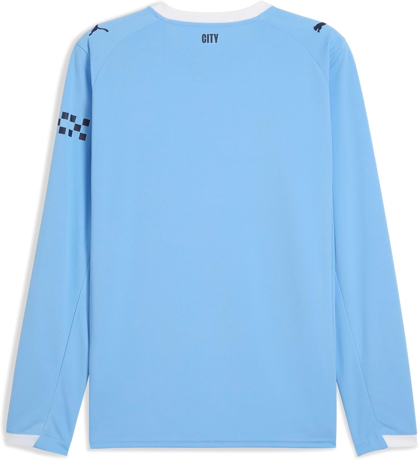 Men’s Manchester City FC 2025/26 Replica Home Soccer Jersey, Long Sleeve - Team Light Blue