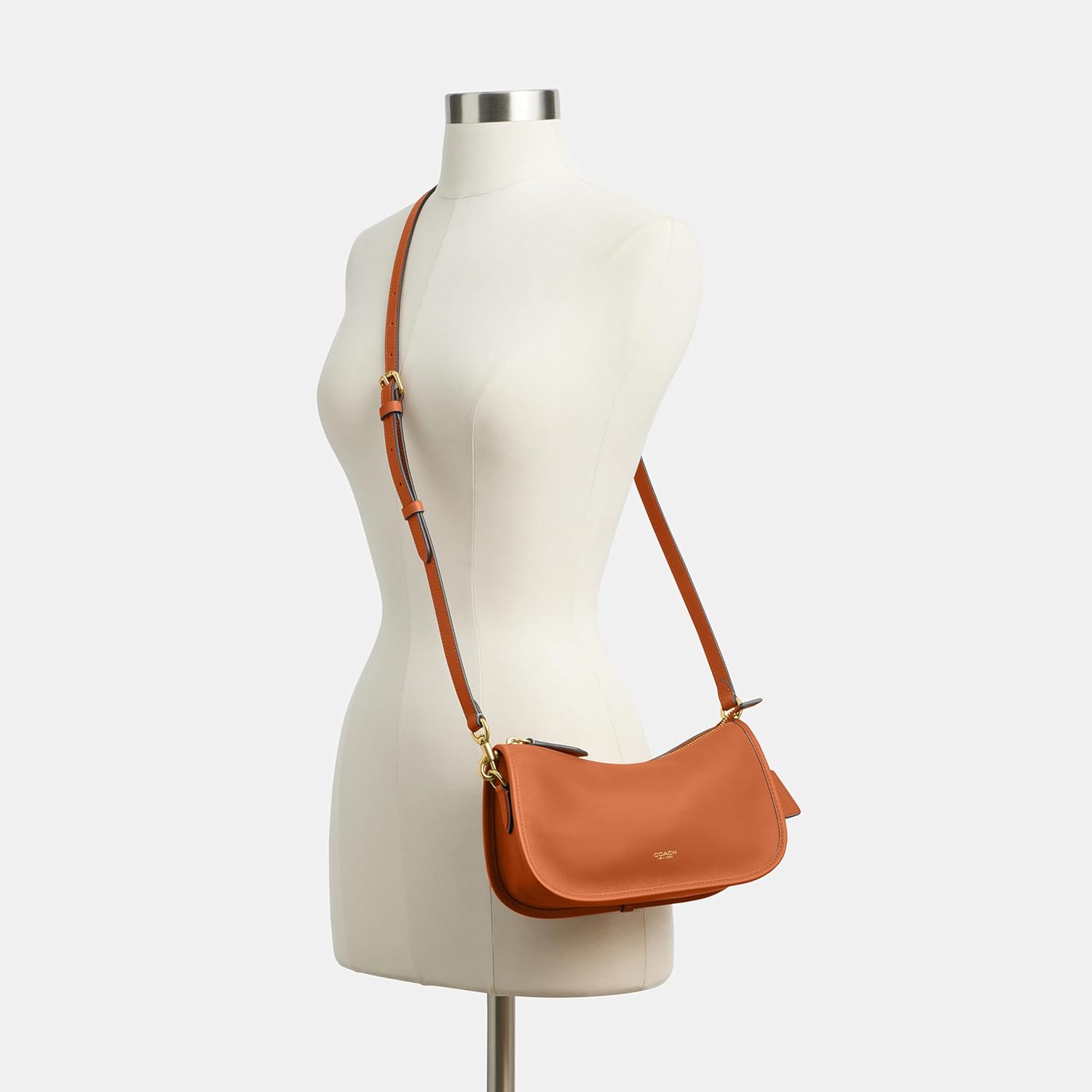 COACH Women's Natural Grain Leather Waverly Bag - Image 5