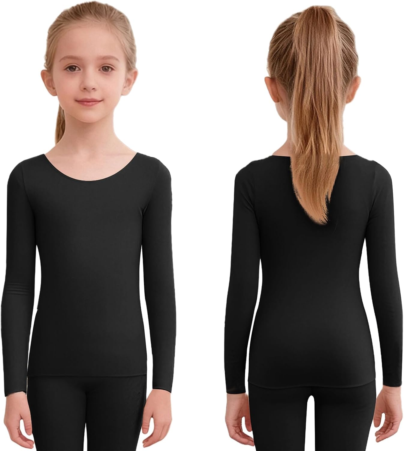 DINORMIN Compression Thermal Shirt for Kids Sport Workout Tunic Basic Tops Underwear Pullover Performance Clothes