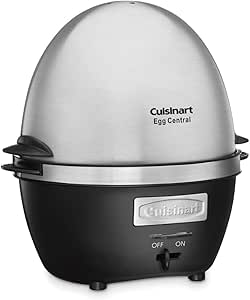 Cuisinart CEC-10 Egg Central Egg Cooker, Brushed Stainless Steel