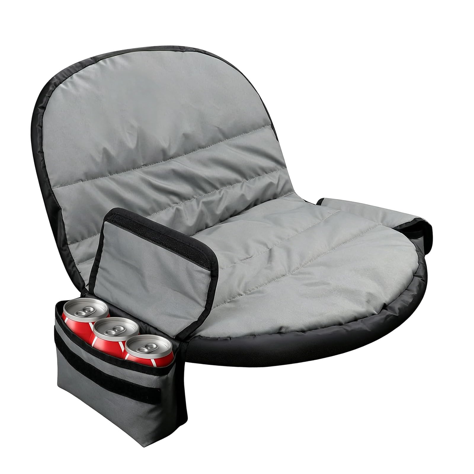 Riding Lawns Seat Cover with Multiple Storage Pockets Tractors Seat Cover for Tool and Drinks Waterproof