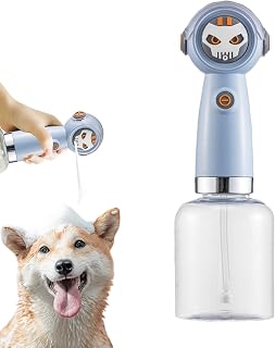 Dog Shampoo Dispenser - Cat Shampoo Sprayer | Dog Cleaning Foam Machine, Waterproof 500Ml Electric Puppy Foam Machine, For Pet Bath Shower Head Cleaner Home Cleaning For And Dogs In The Bathroom | Vattentät 500 Ml Elektrisk Valpskummaskin, För Husdjursbad Duschhuvudsrengöringsmedel Hemtvätt För Och Hundar I Badrummet