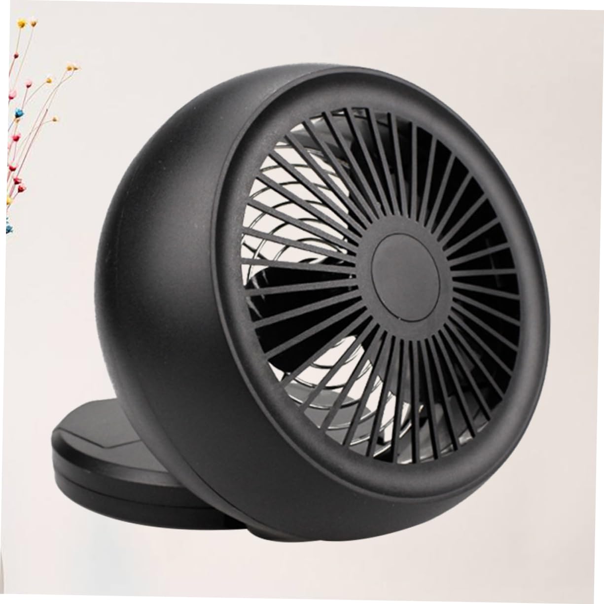 POPETPOP Lot De 3 Mini Ventilateurs Portables Avec Chargeur USB Batterie Externe Sans Fil Petit Ventilateur De Bureau Mini De Bureau D'Escargot