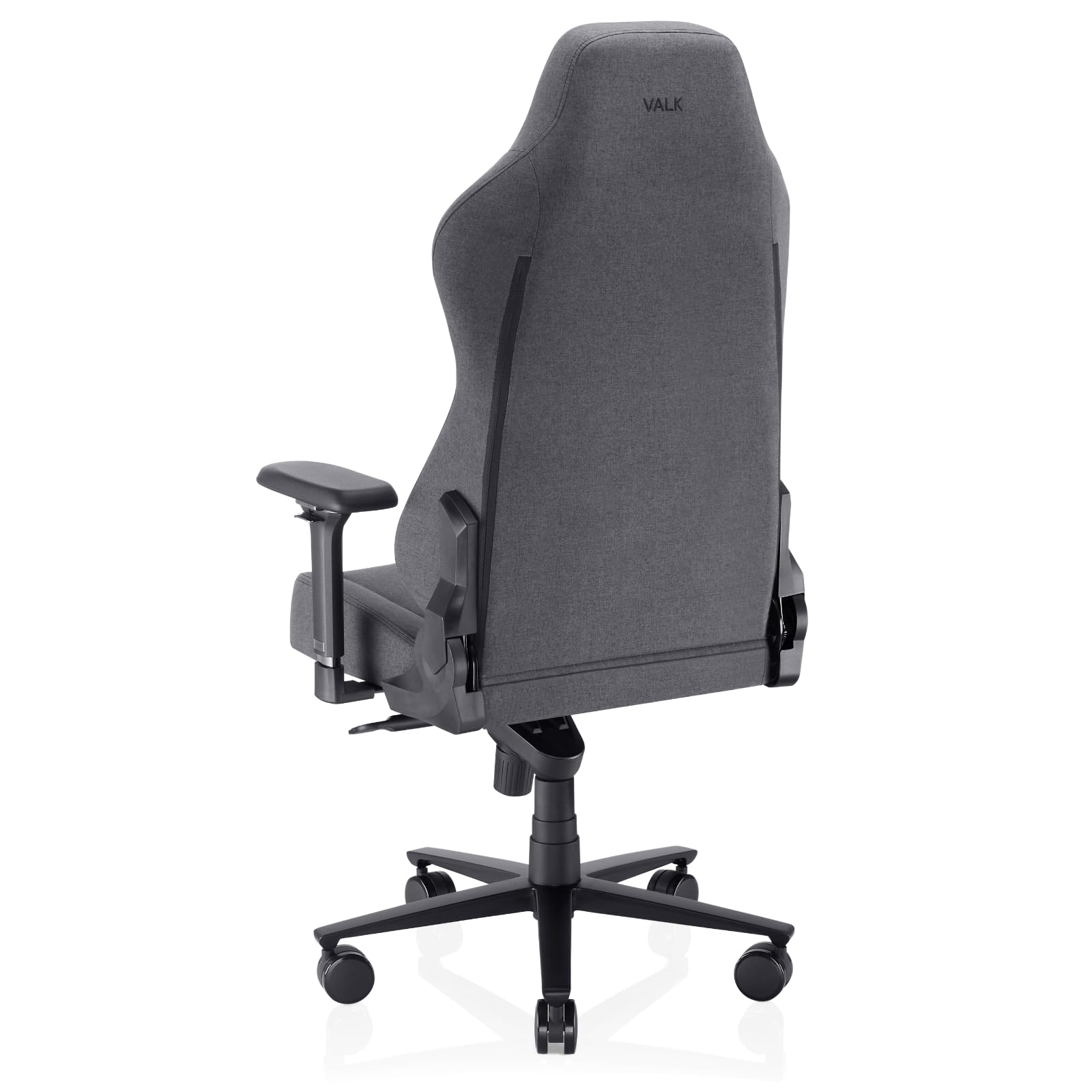VALK Freya Elite - Silla Gaming Ergonómica de Tela Transpirable, Cojines Viscolátex de Nueva Generación, Reclinable 160º, Reposabrazos 4D, Diseñada en España, Silla Gamer y Oficina (Gris Antracita)