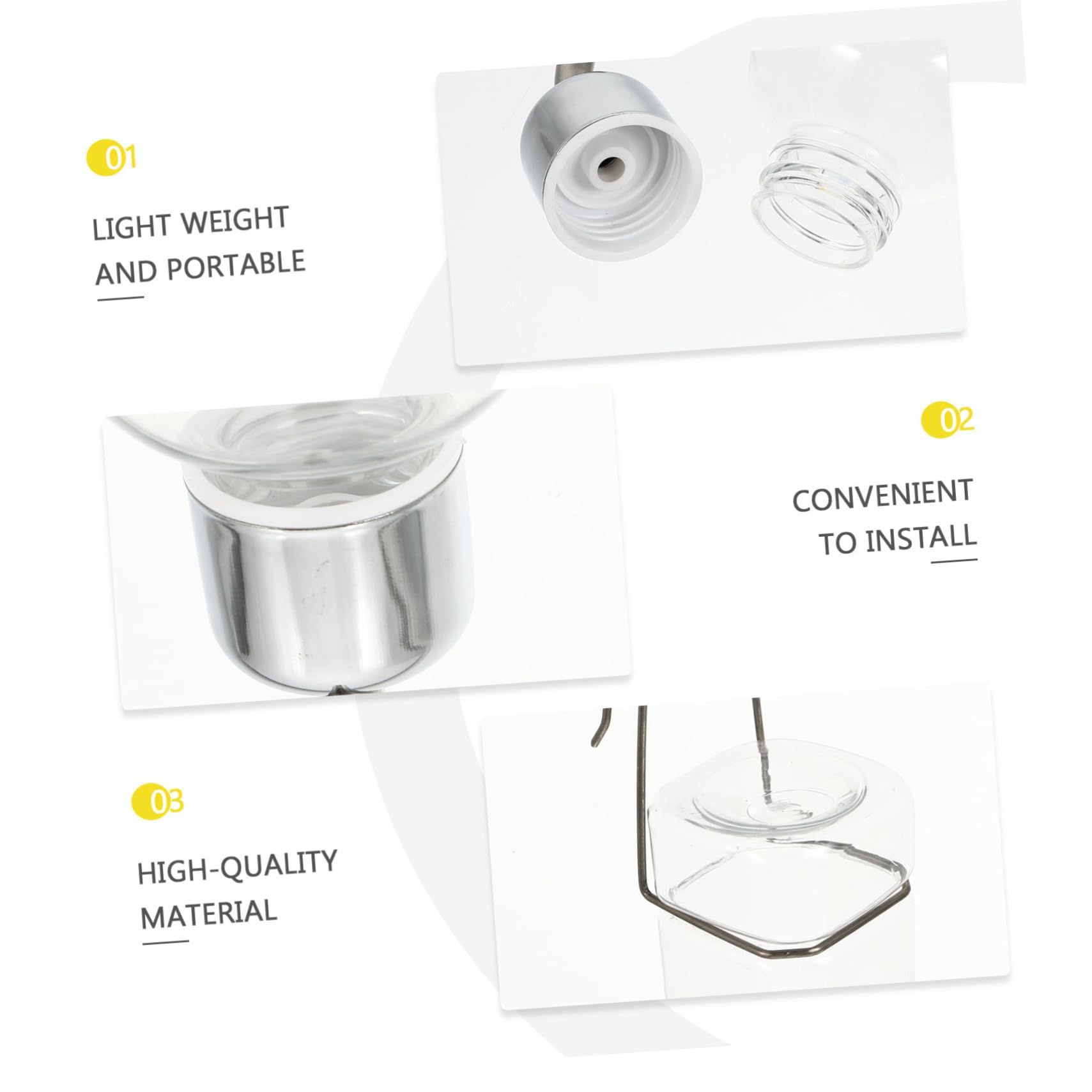 Happyyami Water Dispenser for Automatic Water Dispenser Practical Pet Drinking Kettle