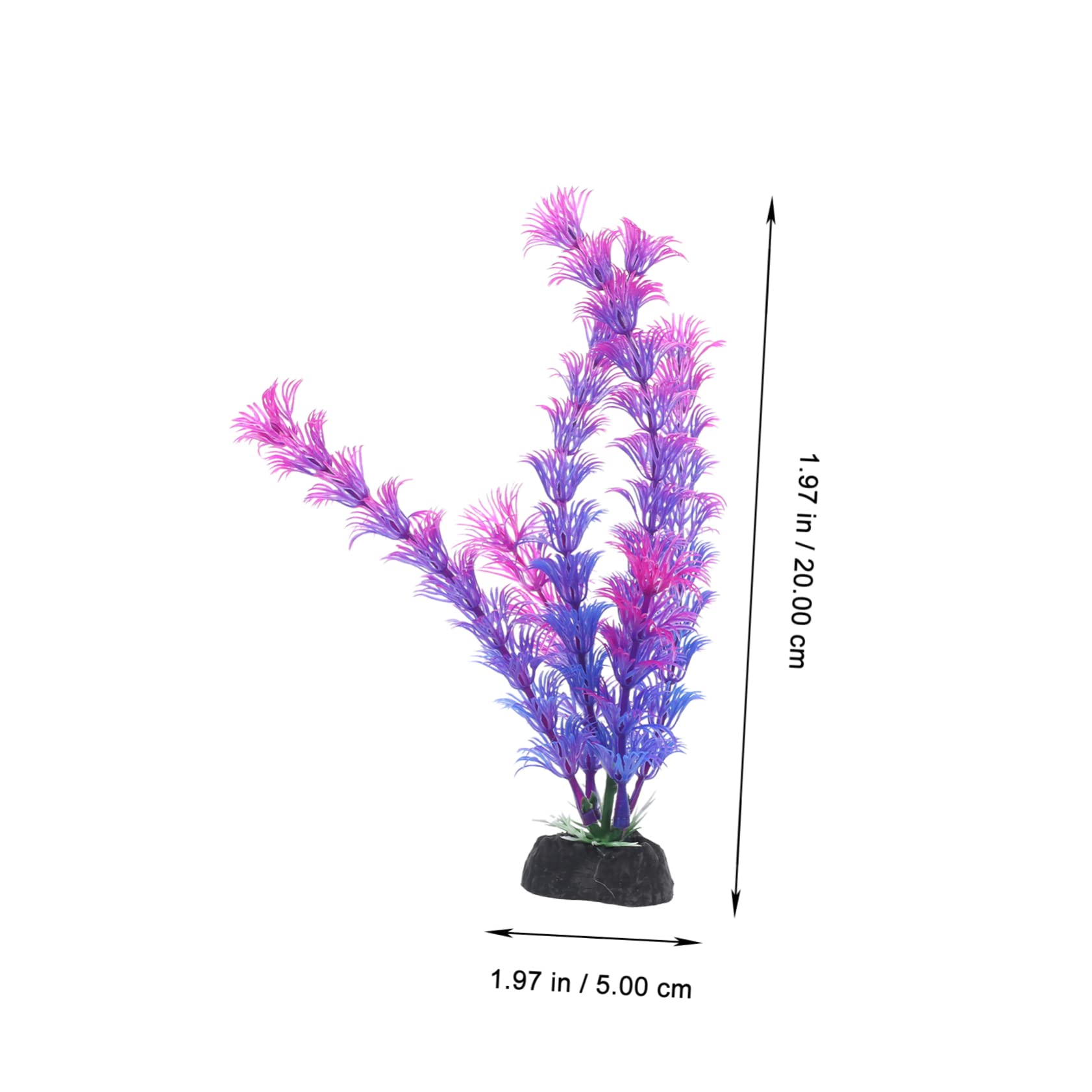 Sosoport 60stücke Künstliche Aquarienpflanzen Für Fischbecken Wasserpflanzen Dekoration Und Farbintensiv Für Aquarien Und Garnelenhaltung