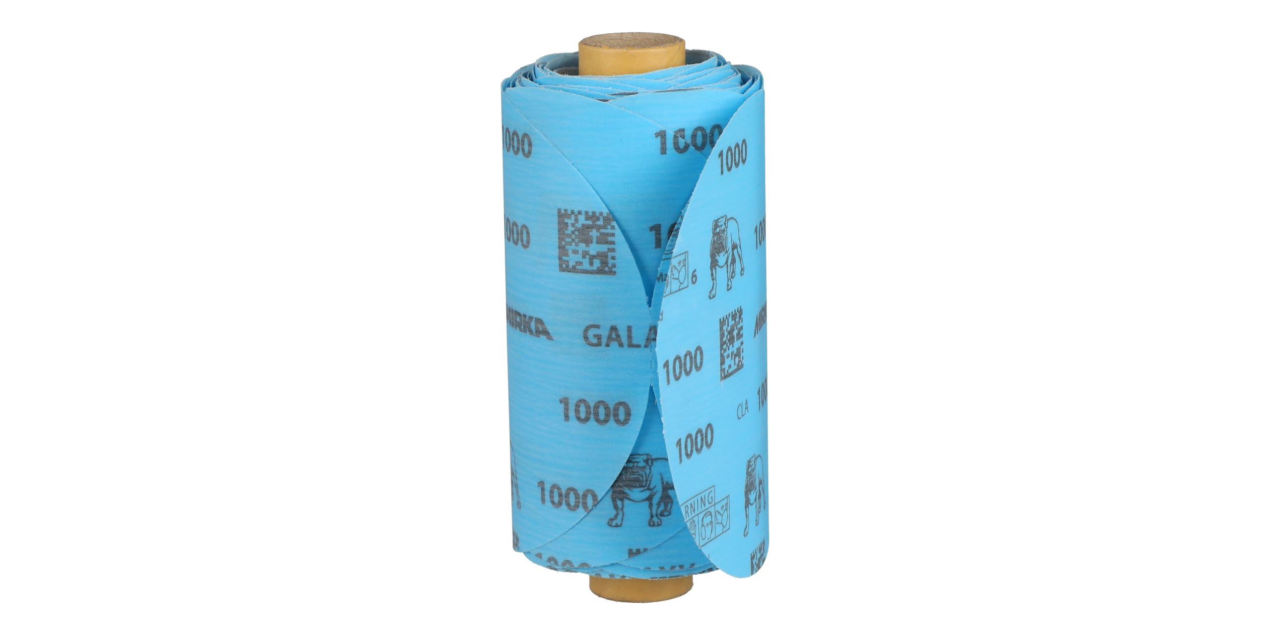 Mirka Galaxy - Carta abrasiva da 5", grana 1000, 100 dischi/Linkroll, autoadesiva, abrasiva di alta qualità per resina epossidica, legno, metallo, tecnologia anti-intasamento, auto-affilante, ideale